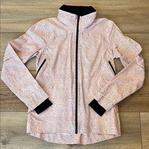 Lululemon Pink & Black Poka Dot Jacket